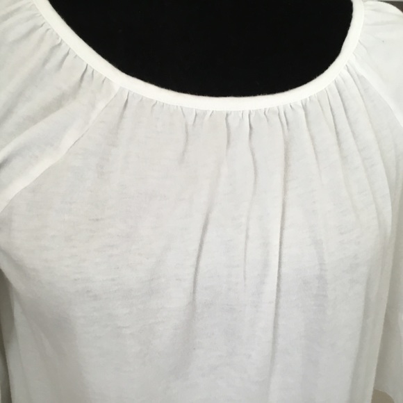 Michael Kors White Blouse 3/4 length belll sleeves - Picture 4 of 12